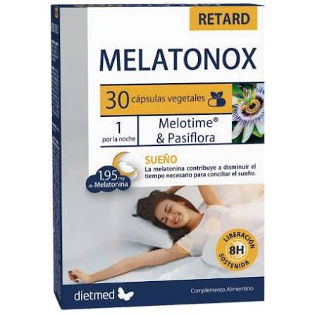 [5605481109331] Melatonox Retard "Melatonina + Pasiflora" 30 Comp. (Dietmed)
