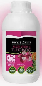 [8437007707182] Jugo Aloe Vera 99,7% 500 Ml. Tuno Indio Bote (Penca Zabila)