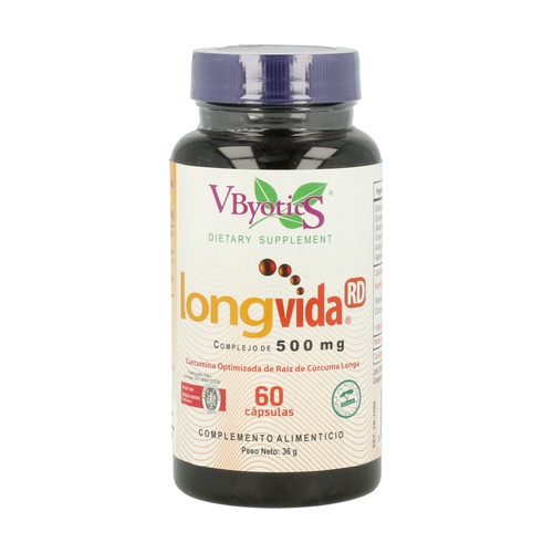 [8521586300572] LongVida Curcuma 60 Caps. (VByotics)