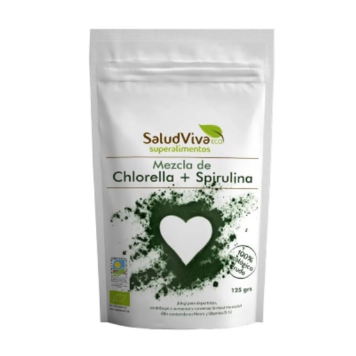 [017470000003] Chlorella y Espirulina en Polvo 125 gr (Salud Viva)