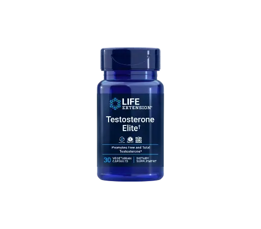 [737870250036] Testosterone Elite 30 Caps. (Life Extension)