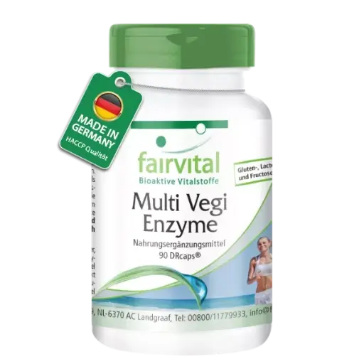 [8718309445485] Multi Vegi Enzyme 90 Caps. (Fairvital)