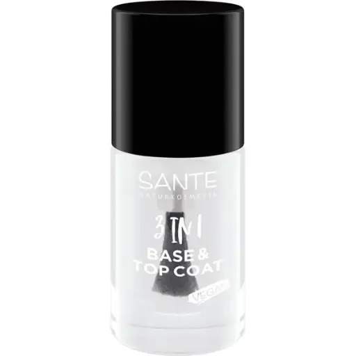 [4025089006343] Esmalte Uñas 3 en 1 Base + Top Coat (Sante)