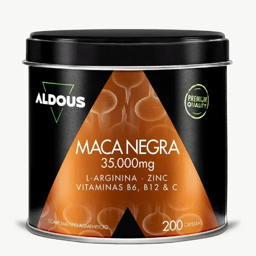 [8437020622875] Maca Negra Arginina Zinc 200 Caps. (Aldous) 