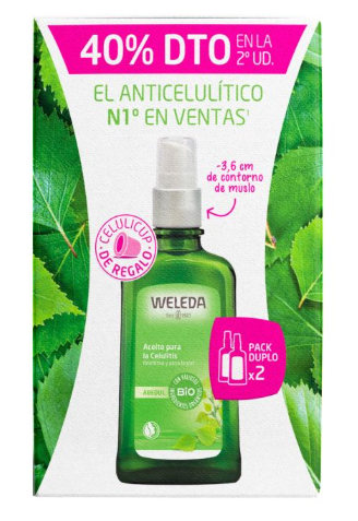 [8435743102490] Duplo Aceite Anticelulitico De Abedul 2x100Ml. (Weleda)