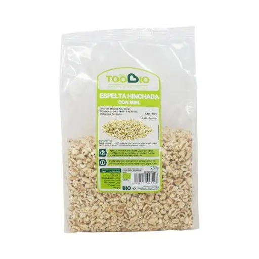 [8436012948146] Espelta Hinchada Miel Bio 250 GRs. (Toobio)