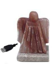 [743463320835] Lampara de Sal Usb Angel (Green Tree)