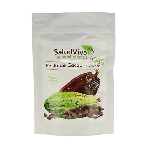 [001750000005] Pasta De Cacao En Obleas 250 Grs (Saludviva)