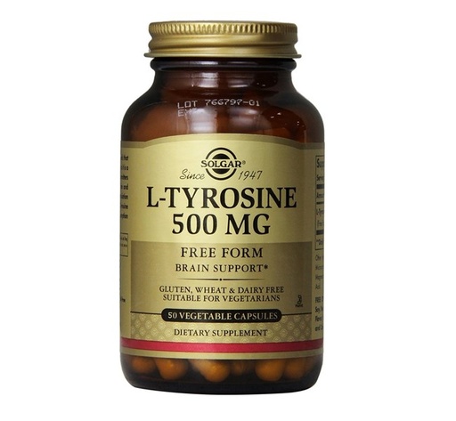 [033984027602] L-Tirosina 500 Mg. 50 Caps. (Solgar)