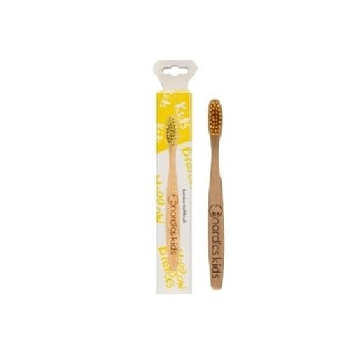 [3800500324135] Cepillo Dental Bambu Niños Amarillo (Nordics)