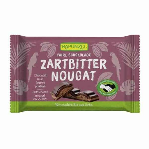 [4006040396017] Chocolate Nugat Negro *Marron* 60% 100 Grs. *Vencio* (Rapunzel)
