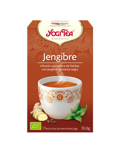 [4012824401815] Yogi Tea Jengibre 17 Bols.