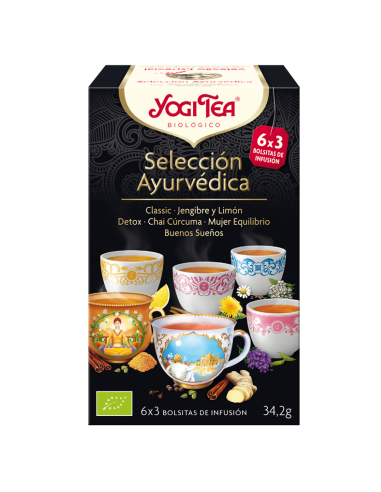 [4012824404380] Yogi Tea Seleccion Ayurvedica 18 Filtros