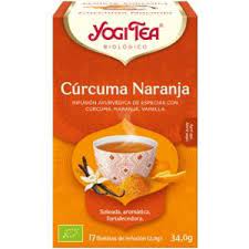 [4012824404519] Yogi Tea Curcuma Naranja 17 Filtros