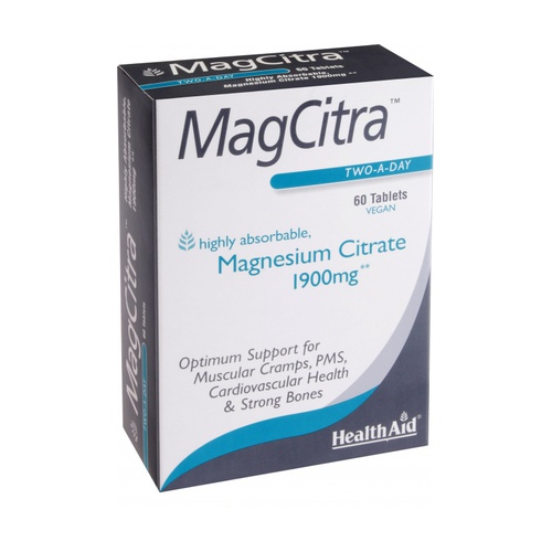 [5019781026036] Magcitra *Magnesio Citrato* 1900 Mg. 60 Tab. (Health Aid)