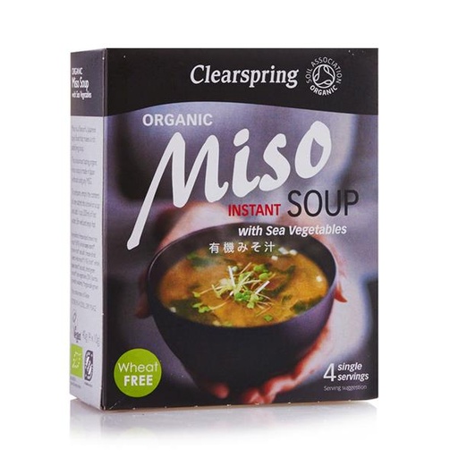 [5021554985747] Sopa De Miso Y Algas Eco 4 X 10 Grs. (Clearspring)
