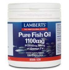 [5055148400590] Aceite Pescado Puro "Pure Fish Oil" 1000 Mg.120Cap. (Lamberts)