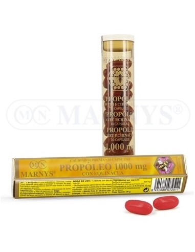[8470002008113] Propoleo Con Equinacea  Tubo 1000 Mg. 30 Cáps. (Marnys)