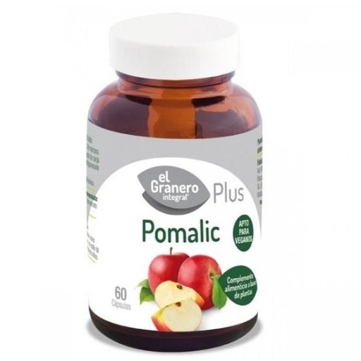 [8422584033892] Acido Malico De Manzana Pomalic 60 Cap 600 Mg (El Granero)