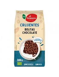 [8422584048698] Bolitas De Chocolate Bio 400 Grs. (El Granero)