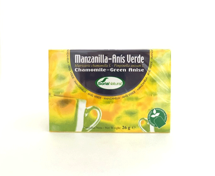 [8422947030407] Manzanilla Anis Verde Infusion 20 Filtros (Soria)