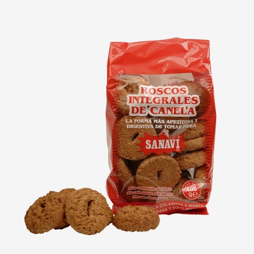 [8425887002152] Roscos Integrales De Canela 400 Grs. (Sanavi)