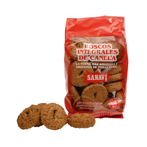 [8425887002466] Roscos Integ. Canela Bio 400 Grs. (Sanavi)
