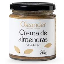 [8426684049500] Crema Almendra Tostada Crunchy 210 Grs. (Oleander)