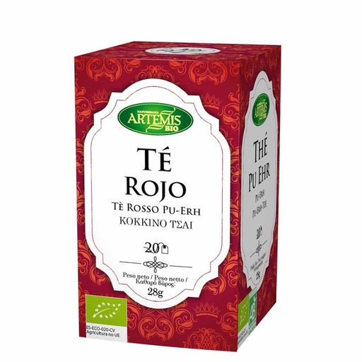 [8428201310056] Te Rojo Pu Erh 20 Bolsitas (Artemis)