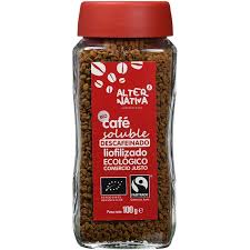 [8435030572074] Cafe Soluble Descafeinado Bio Liofilizado 100 Grs. (Alternativa)