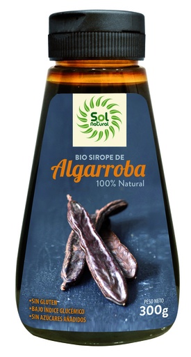 [8435037801665] Sirope De Algarroba Bio 300 Grs. (Sol Natural)