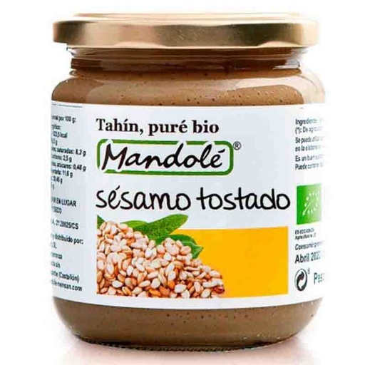 [8435107600808] Tahin Tostado Bio 325 Grs. (Mandole)