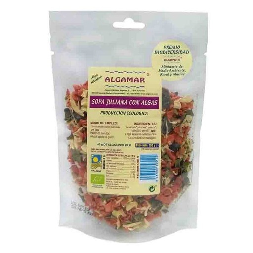 [8437002393199] Sopa Juliana Con Algas Eco 150G *Cod. Nuevo* (Algamar)