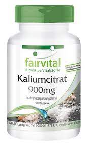 [8718309448097] Citrato De Potasio 300 mg 90 Caps. *Kaliumcitrat* (Fairvital)