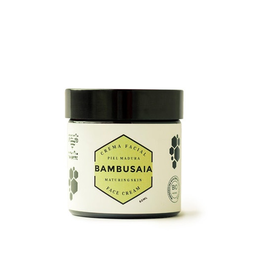 [8987654321021] Crema Facial 60 Ml. Bambusaia Piel Madura (Organic Maybeez)