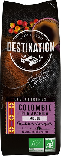 [3700110049698] Cafe Molido Colombia 100 % Arabica Bio 250 Grs. (Destination)