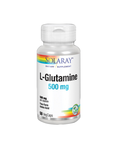 [076280376678] L Glutamina 500 mg. 50 Caps. (Solaray)