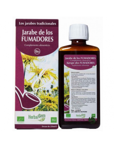 [5425009098394] Jarabe de los Fumadores Bio 250 ml (Herbalgem)