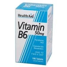 [5019781010400] Vitamina B6 100 Mg. (Solgar) (copia)