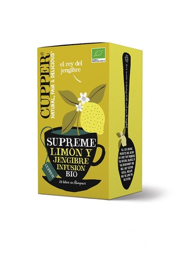 [5021991942426] Infusion Jengibre Limon Bio 20 Bolsitas (Cupper)