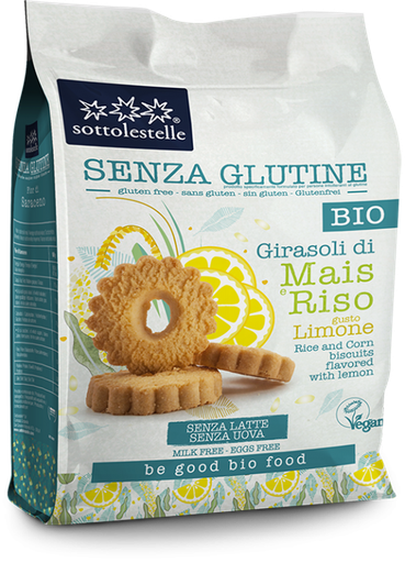 [8032454001311] Galleta Girasoli de Maiz y Arroz Limon Sin Gluten (Sottolestelle)